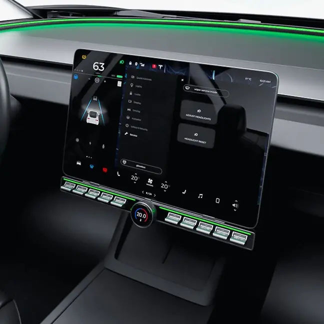 Tesla shortcut button bar