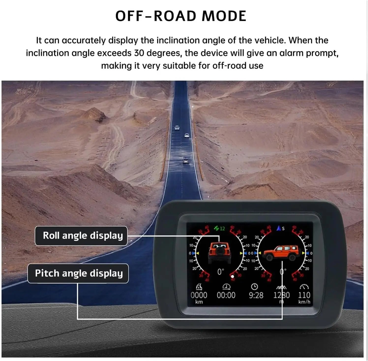 A65 GPS/ OBD Performance Monitoring Gauge - Image 4